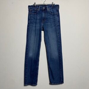 Levis 505 Regular Fit Jeans Mens 32x30‎ Dark Wash Classic Denim Pants Casual